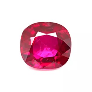 Roter Rubin aus Madagaskar im Kissenschliff mit 7,03ct